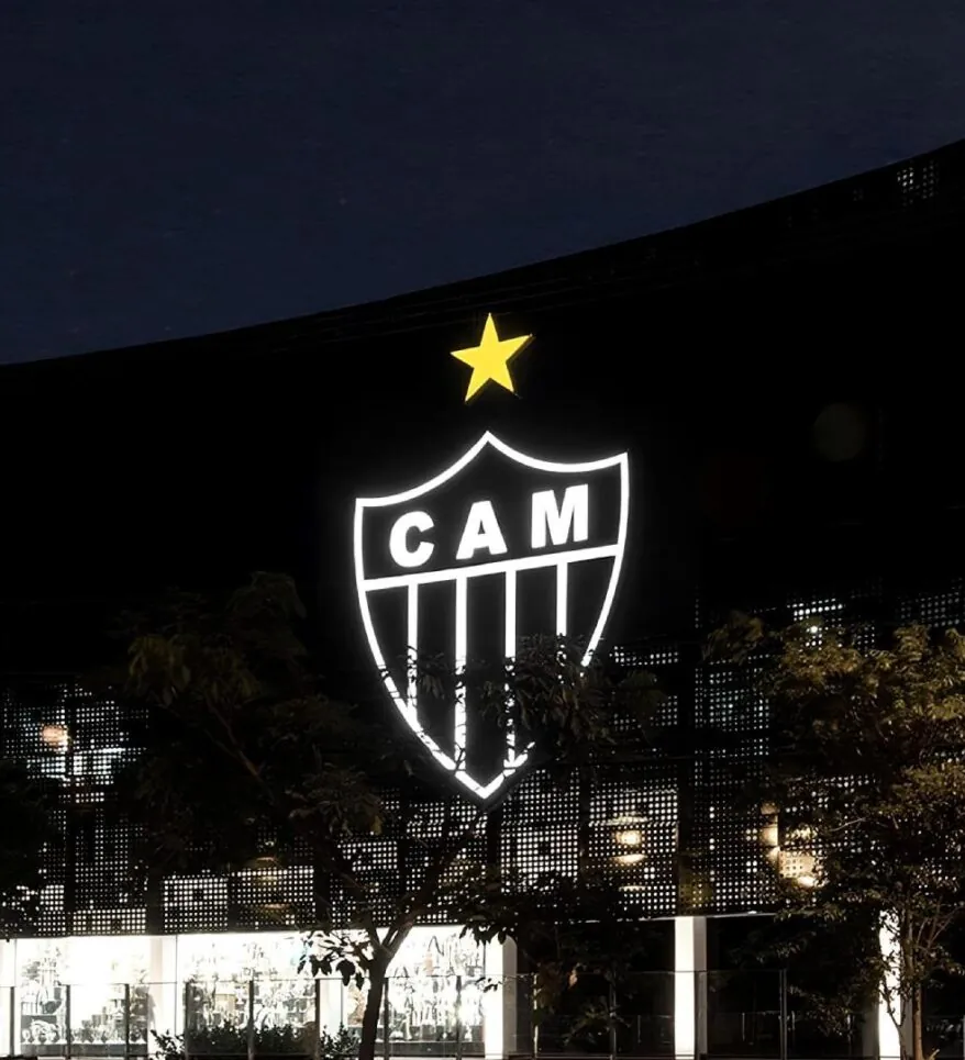Fachada da sede do Clube Atlético Mineiro